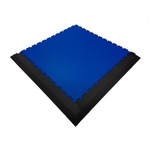 Dalle de sol PVC clipsable bleu foncé Squarefloor