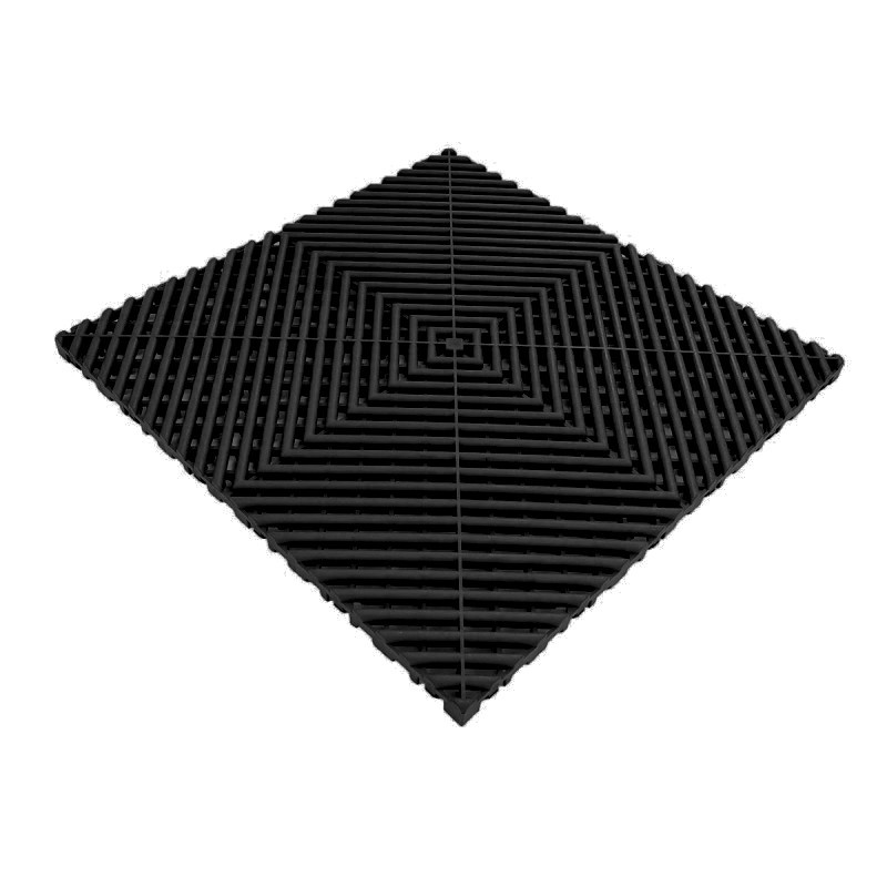 GARANTIE 10 ANS - Dalle de sol 3D noir intense SquareFOUR