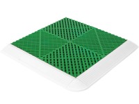 Carrelage de sol de garage clipsable vert SquareFLOOR