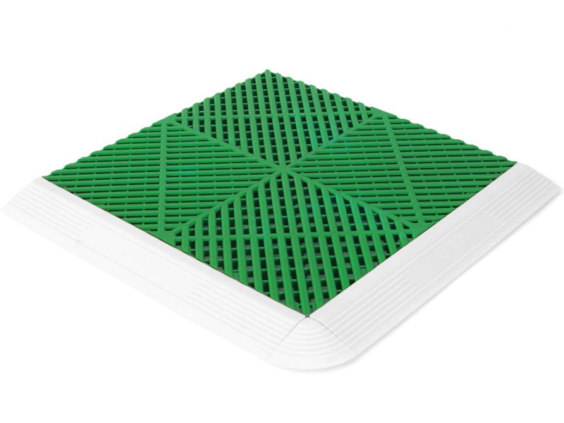 Dalle PVC garage effet 3D éco SquareSTART vert