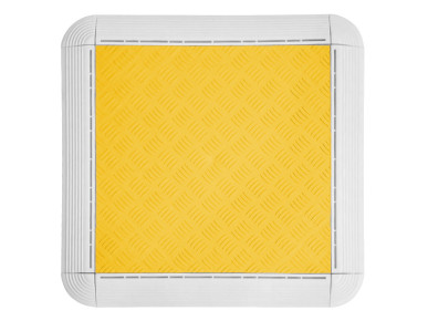 Revêtement sol de garage PVC clipsable jaune SquareSTEEL