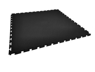 Dalle PVC garage clipsable noir épaisseur 10 mm