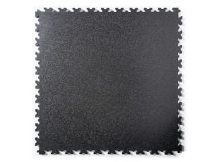Dalle de sol PVC clipsable noir PVC LOCK 75 HEAVY