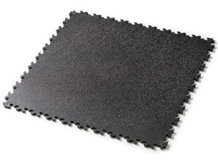 Plaque de sol PVC clipsable noir PVC LOCK 75 HEAVY
