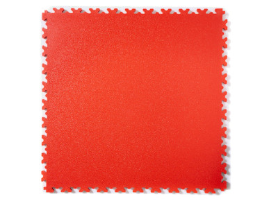 Carrelage de sol PVC clipsable épaisseur 7 mm rouge