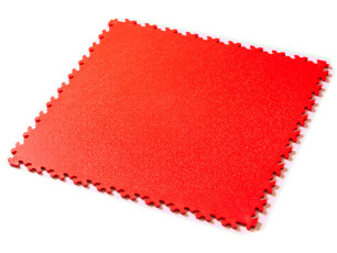 Dalle PVC intensif rouge clipsable épaisseur 7 mm