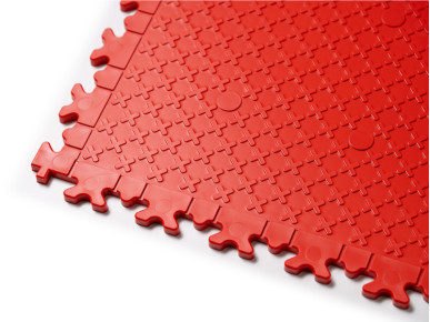 Dessous de dalle PVC clipsable rouge épaisseur 7 mm