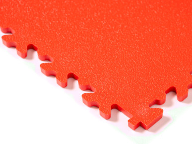 Dalle PVC rouge connectable épaisseur 7 mm
