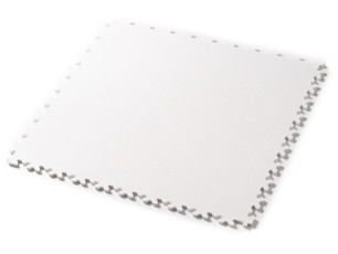 Dalle de sol blanc en PVC épaisseur 7 mm