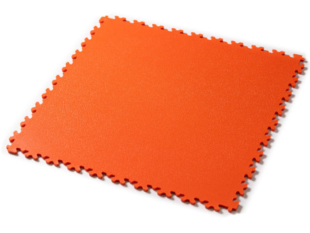 Plaque de sol clipsable en PVC orange épaisseur 7 mm