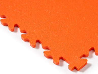 Dalle de sol PVC orange