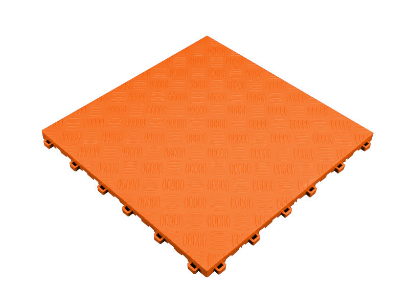 Dalle de sol pleine SquareSTEEL ORANGE