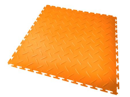 Dalle clipsable PVC DIAMOND Orange Fusion SquareFLOOR