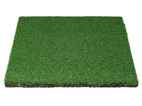 copy of Dalle caoutchouc amortissant avec gazon artificiel RUBBER GRASS 20 mm