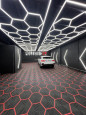 Eclairage LED 15 hexagones pour garage YOULED