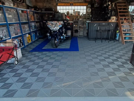 Dalle de garage SquareSTART BLEU PROFOND