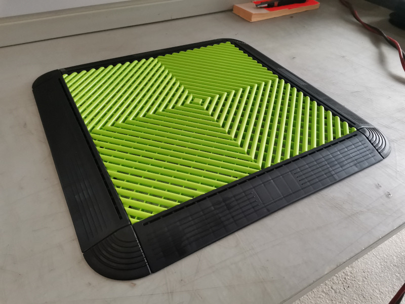 Dalle de sol clipsable BOX40 VERT ACIDE 40 x 40 cm Dalle de sol clipsable BOX40 VERT ACIDE 40 x 40 cm