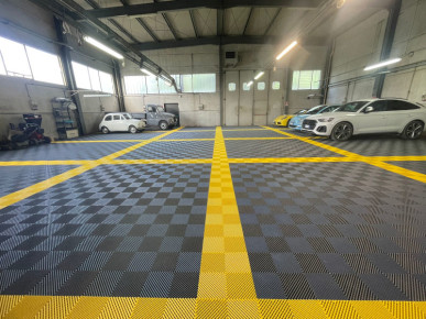 Dalle de sol garage BOX40 gris foncé