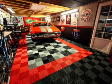 Dalle sol garage BOX40 noir