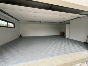 Dalle de sol plane GRIS PERLE SquareTECH REC