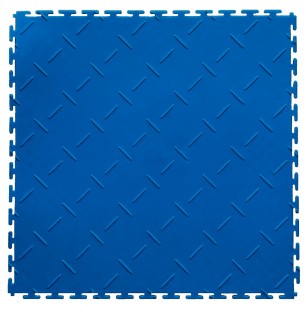 Revêtement de sol PVC clipsable antidérapant bleu foncé SquareFLOOR