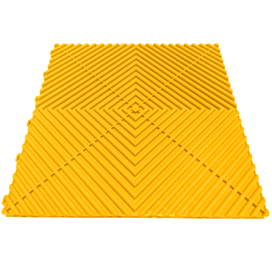 Plaque de sol PVC pleine clipsable SquareSPORT jaune
