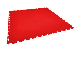 Dalle de sol en PVC HOME clipsable rouge SquareFLOOR