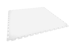 Plaque de sol clipsable en PVC blanc SquareFLOOR