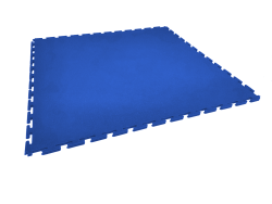 Plaque de sol en PVC bleu foncé SquareFLOOR