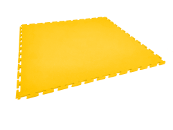 Dalle de sol clipsable en PVC jaune SquareFLOOR