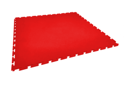 Dalle de sol en PVC HOME rouge SquareFLOOR