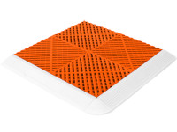 Dalle PVC garage clipsable orange SquareSTART