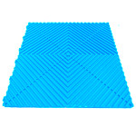 Dalle de sol PVC pleine clipsable SquareSPORT bleu clair