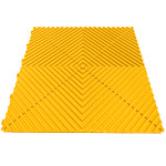 Plaque de sol PVC pleine clipsable SquareSPORT jaune